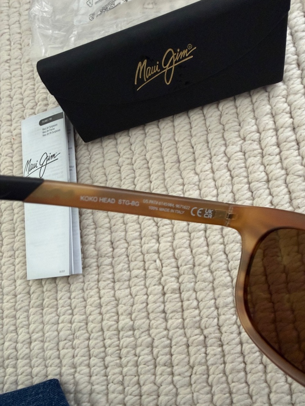 Maui Jim NWOT Koko Head polarized matte tortoise glasses - Picture 4 of 7
